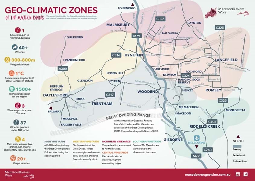 Macedon Ranges Red About the Macedon Ranges Wine Region
